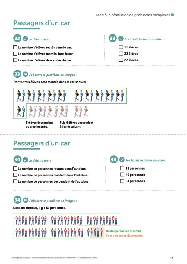 Scop Les Editions Buissonnieres Calculs Pratiques Au Ce Situations