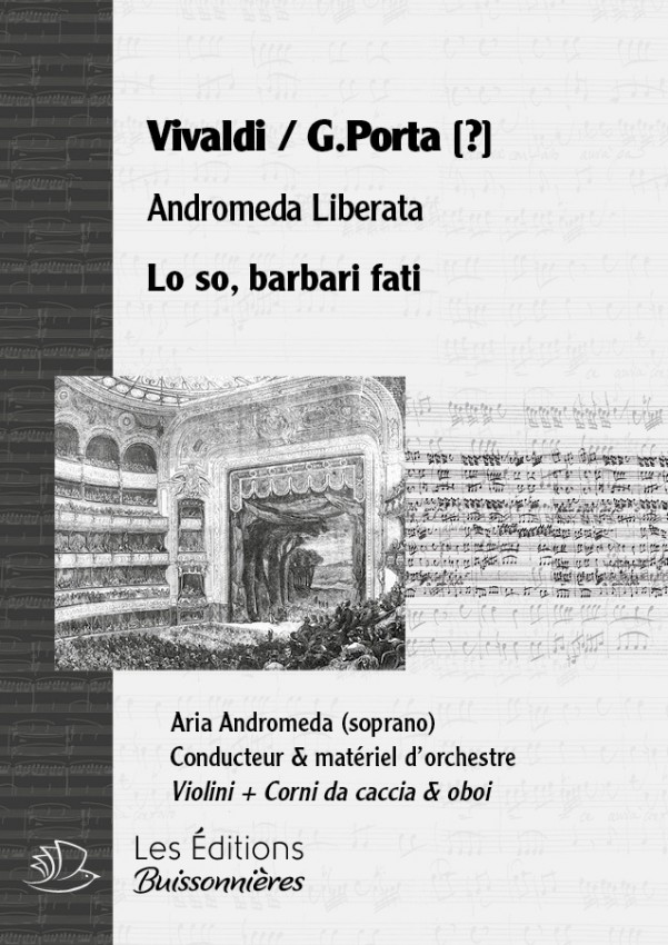 Scop Les Editions Buissonnieres - Vivaldi Porta (?) : Lo So Barbari ...